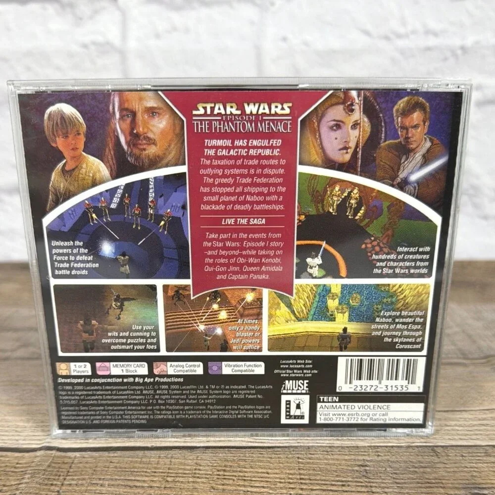 Star Wars Episode I The Phantom Menace Greatest Hits CIB Complete W/ REG Tested